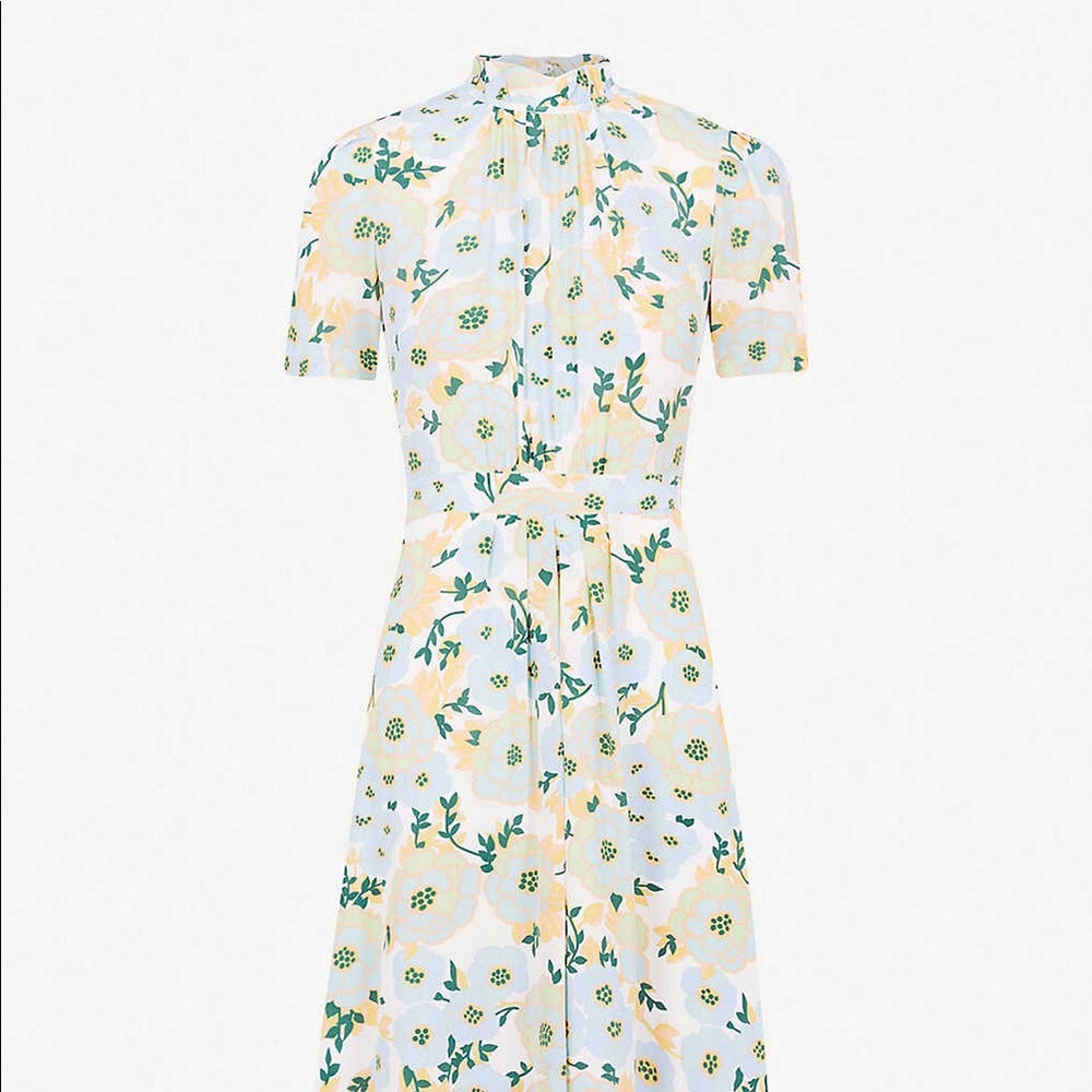 Sandro Rikka floral dress size 38 like new - Picture 3 of 7